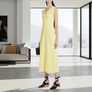 New! EMILIA WICKSTEAD Silk Blend Maxi Dress Size 12